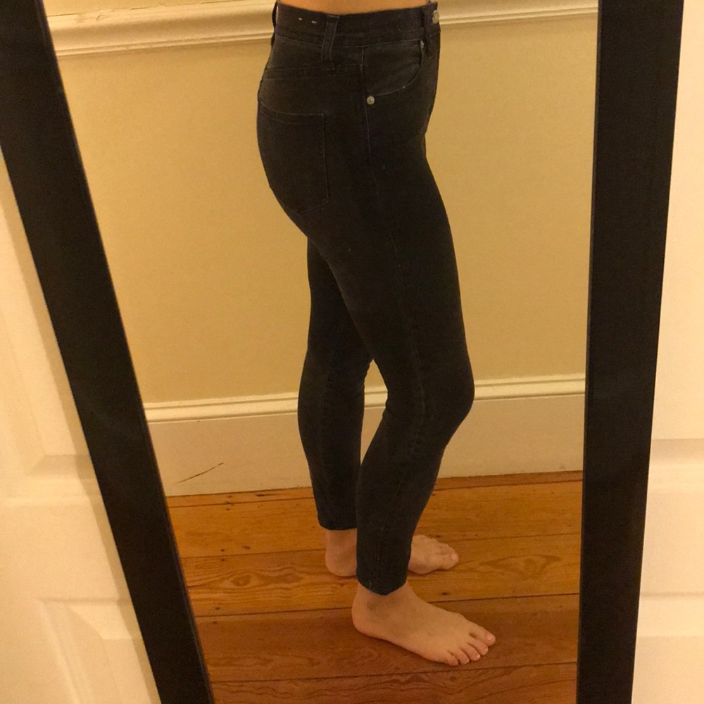 Madewell High-Rise Skinny Black Jean
